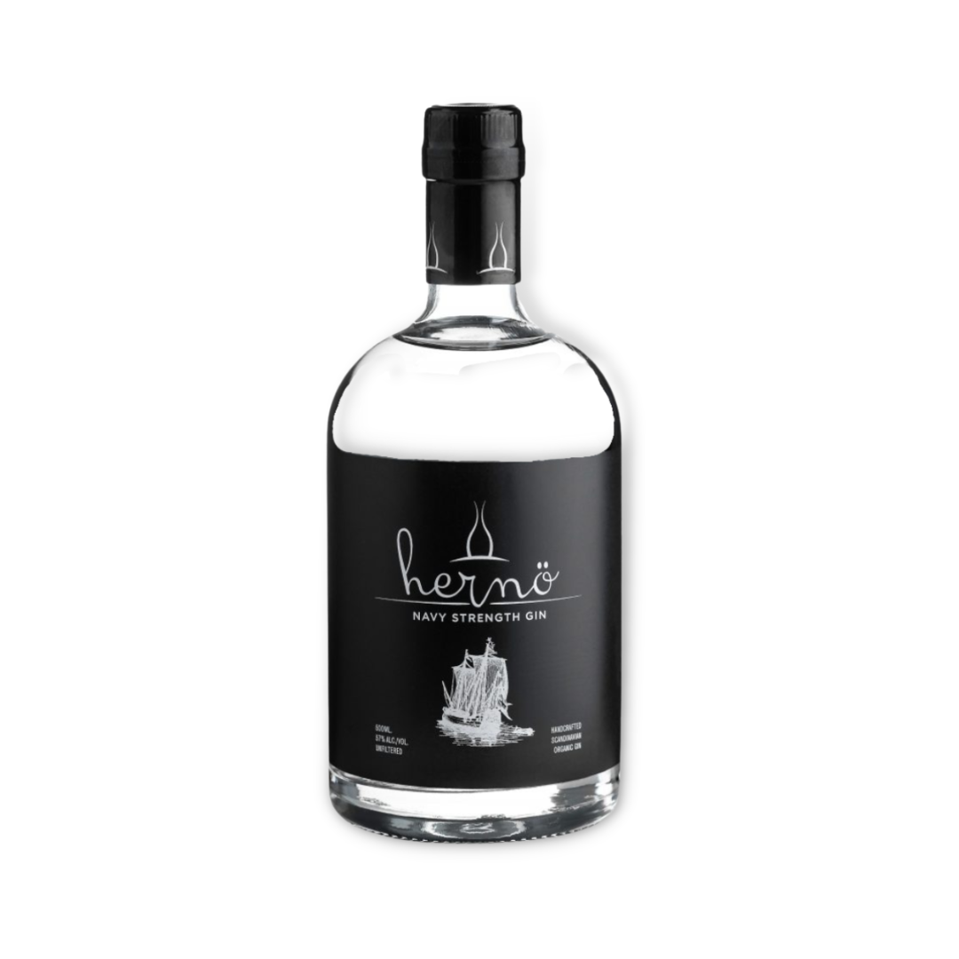 Swiss Gin - Herno Navy Strength Gin 500ml (ABV 57%)