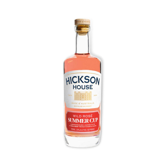 Australian Gin - Hickson House Wild Rose Summer Cup Gin 700ml (ABV 25%)