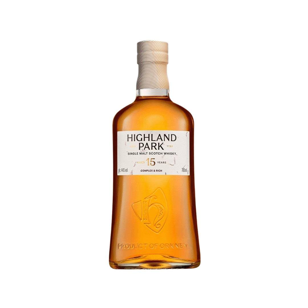 Scotch Whisky - Highland Park 15YO Single Malt Scotch Whisky 700ml (ABV 44%)