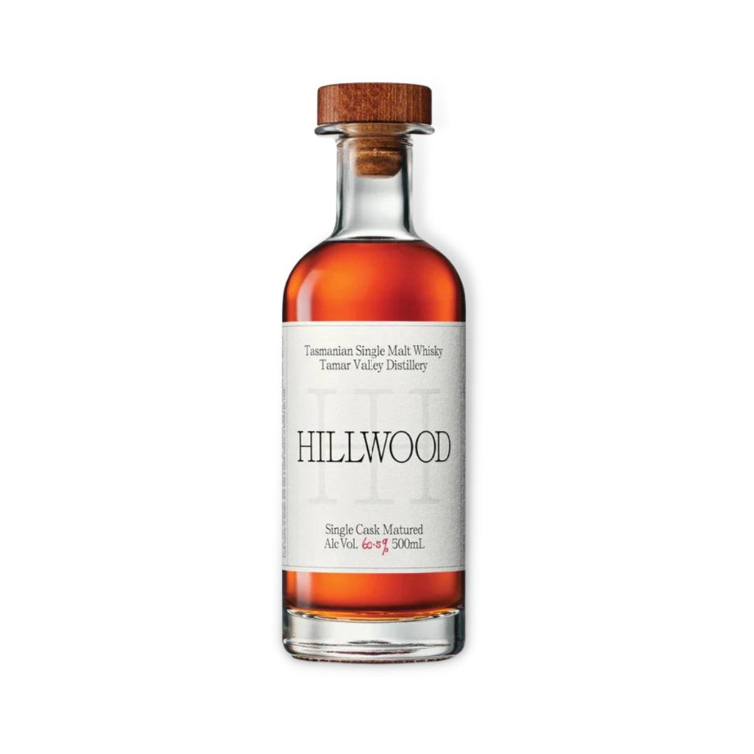 Australian Whisky - Hillwood Port Cask Strength Single Malt Whisky 500ml (ABV 60%)