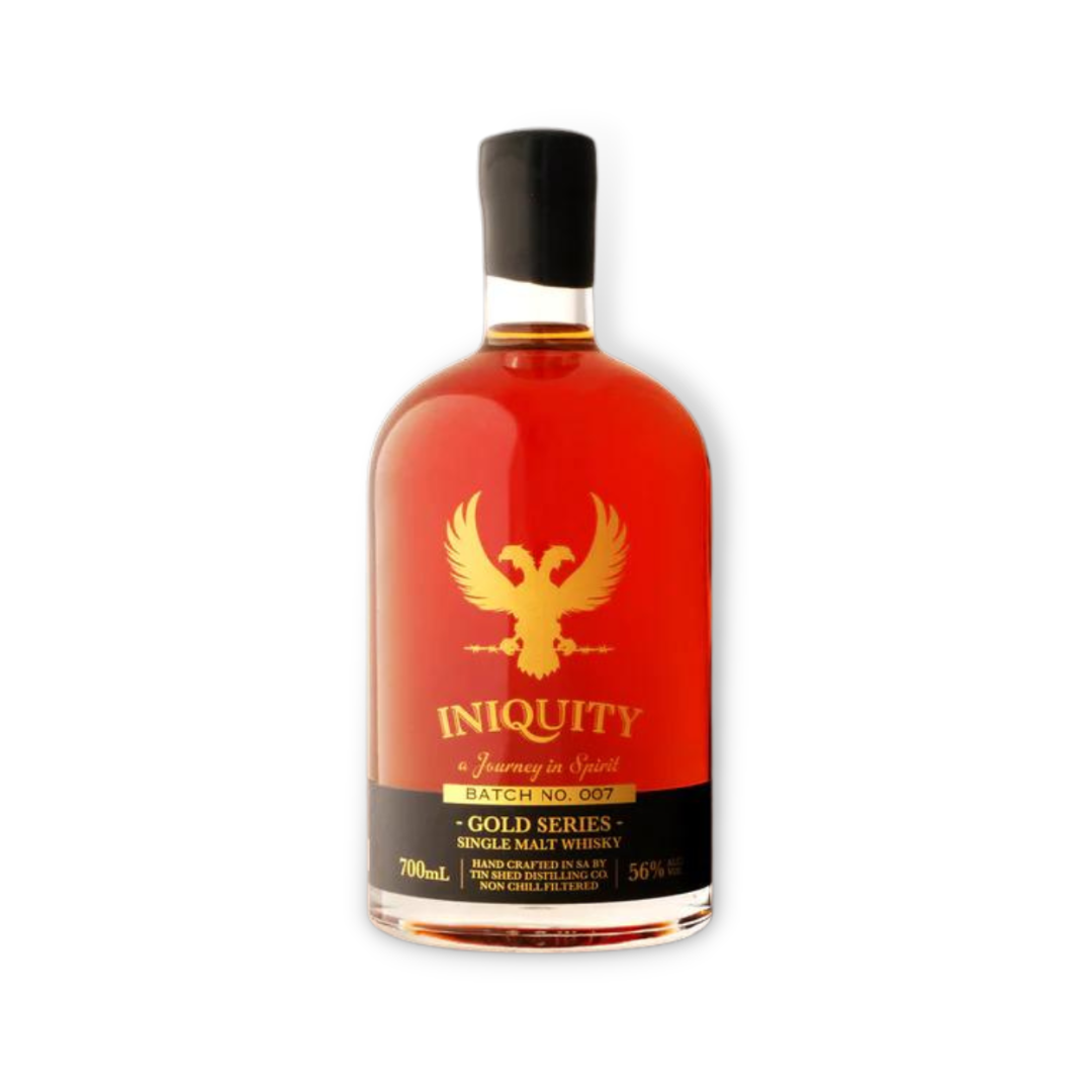 Australian Whisky - Iniquity Gold Series Batch No.007 Australian Single Malt Whisky 700ml (ABV 56%)