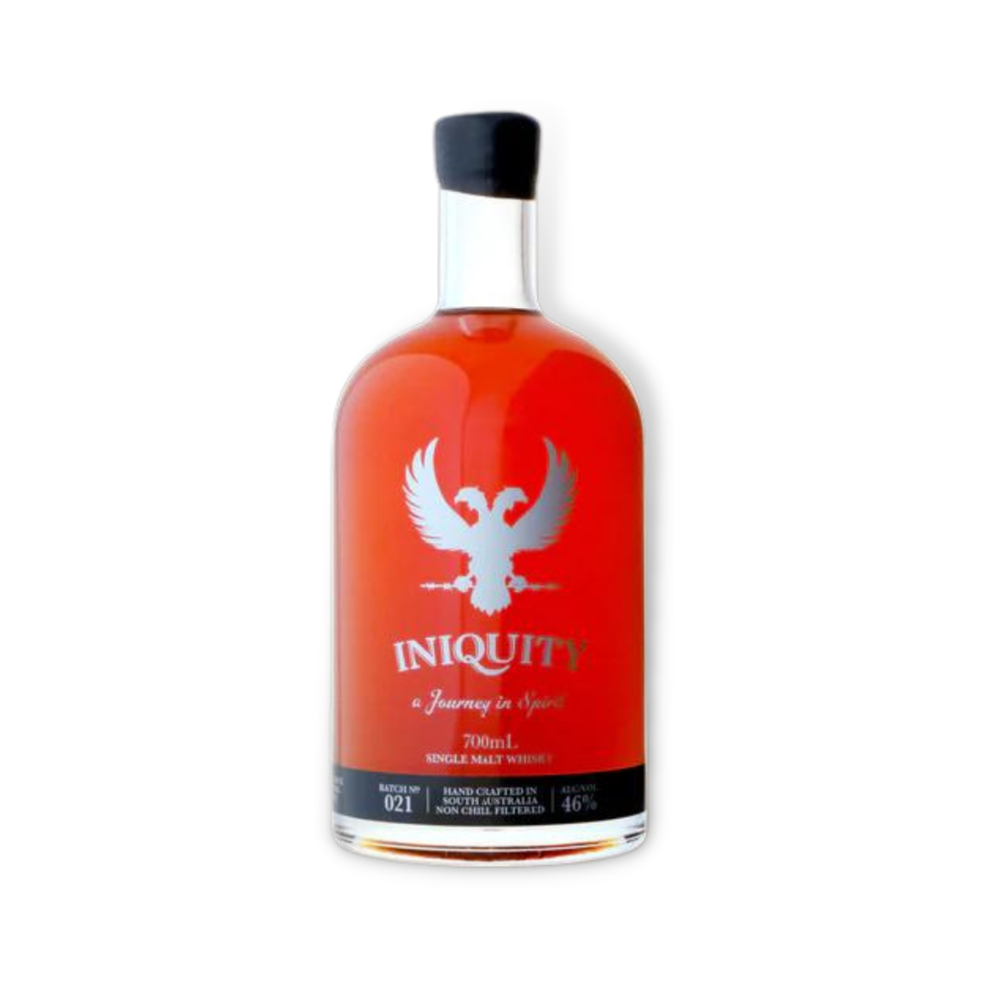 Australian Whisky - Iniquity Silver Series Batch No. 21 Australian Single Malt Whisky 500ml / 700ml (ABV 46%)