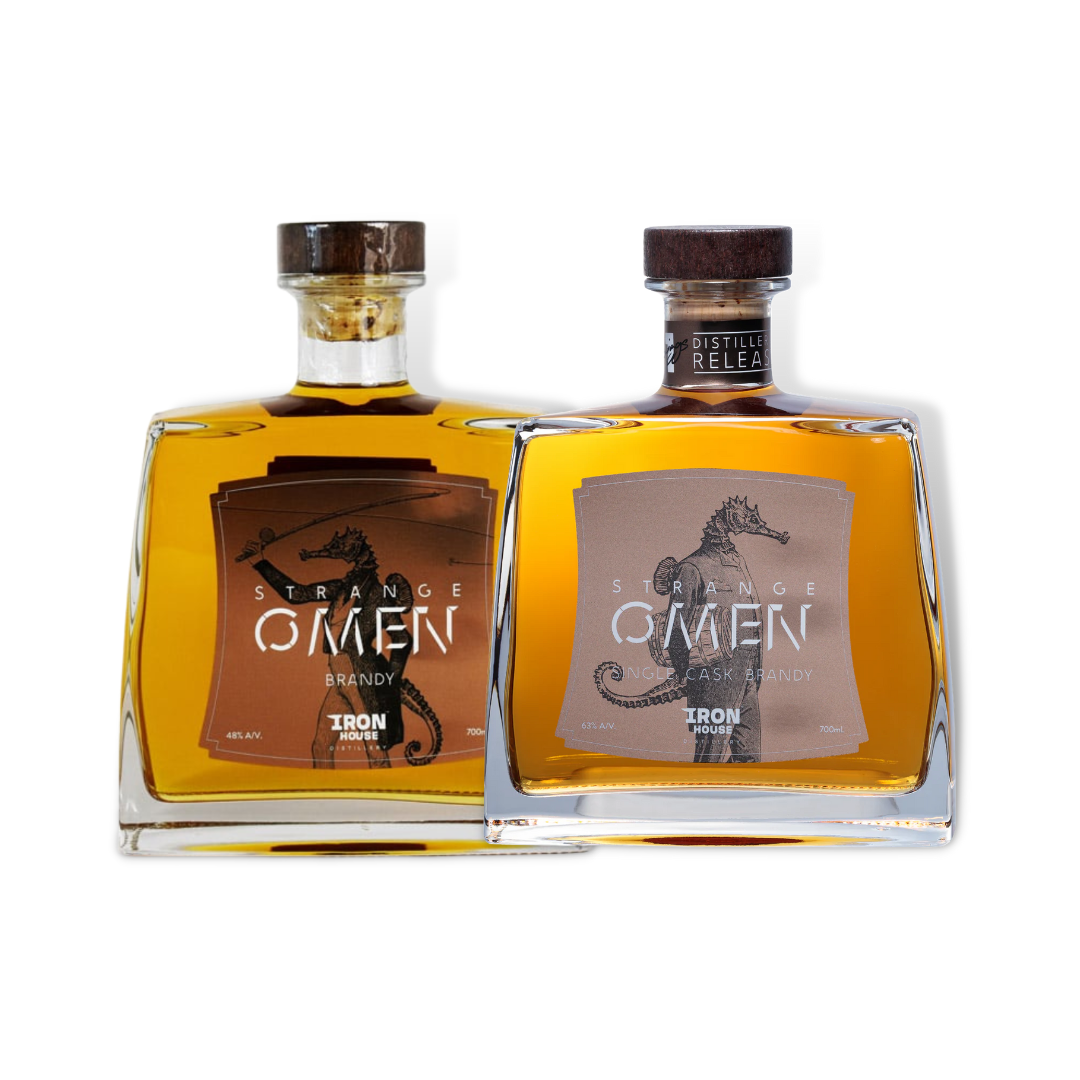 brandy - Ironhouse Strange Omen Brandy 700ml (ABV 48%)