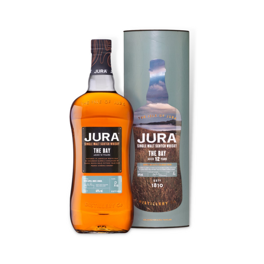 Scotch Whisky - Isle of Jura 12 Year Old The Bay Single Malt Scotch Whisky 1ltr (ABV 44%)