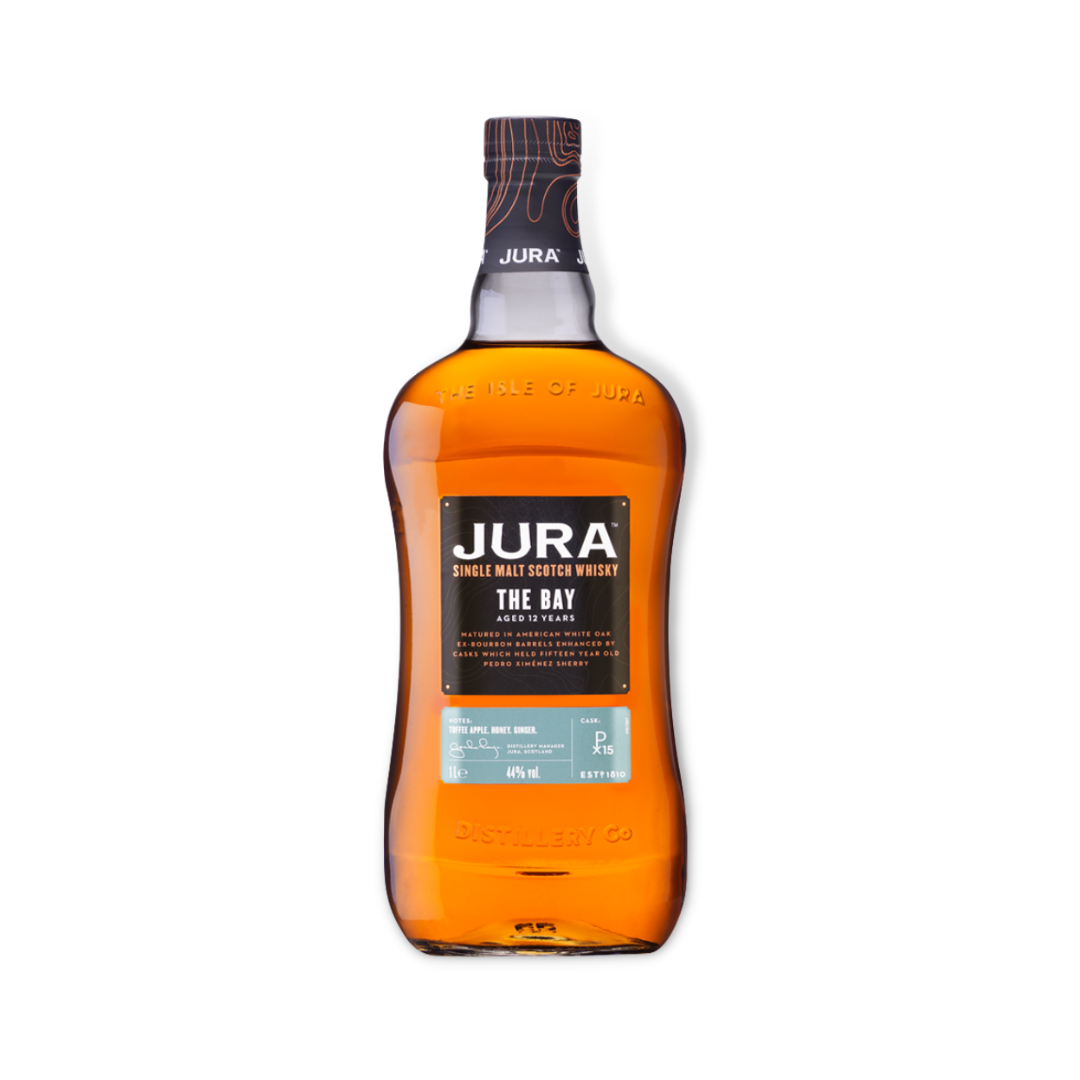 Scotch Whisky - Isle of Jura 12 Year Old The Bay Single Malt Scotch Whisky 1ltr (ABV 44%)