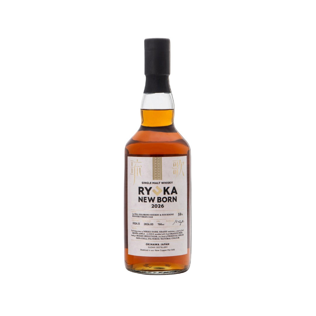 Ryuka New Born 2026 Japanese Single Malt Whisky 700ml (ABV 58