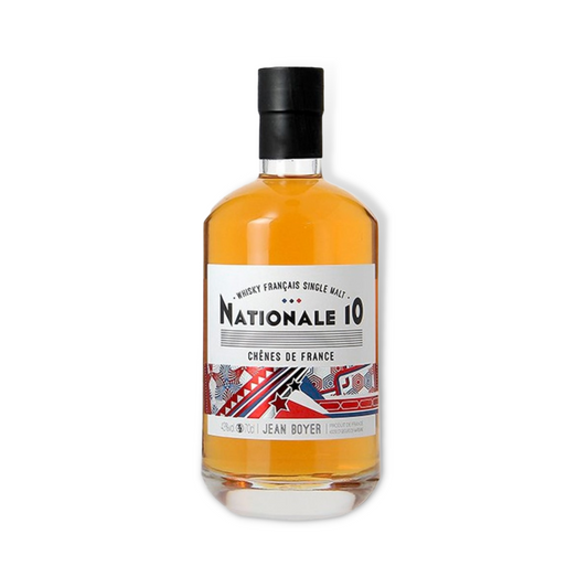 French Whisky - Jean Boyer Nationale 10 Chenes De France Single Malt Whisky 700ml (ABV 43%)