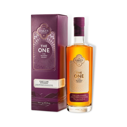 English Whisky - The Lakes The One Port Cask Finish Fine Blended Whisky 700ml (ABV 46.6%)