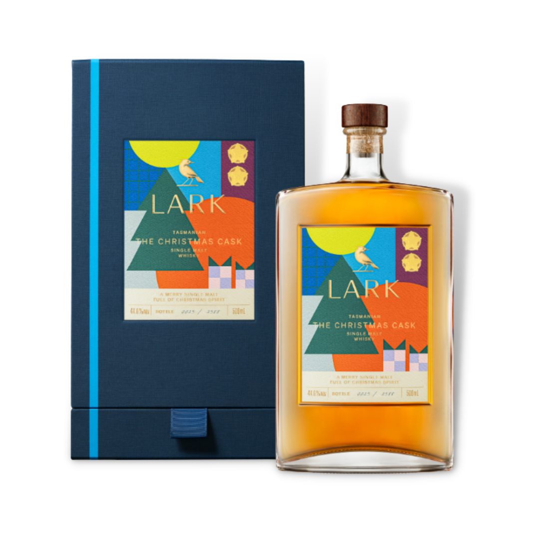 Australian Whisky - Lark The Christmas Cask Single Malt Whisky 2023 Limited Release 500ml (ABV 44.6%)