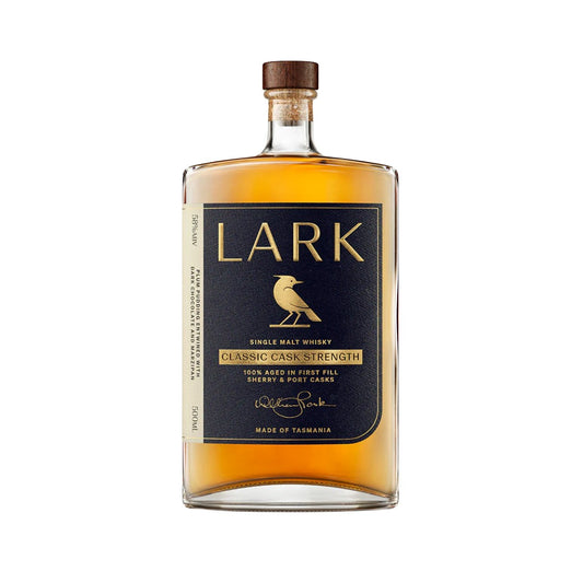 Australian Whisky - Lark Classic Cask Strength Single Malt Whisky 500ml (ABV 58%)