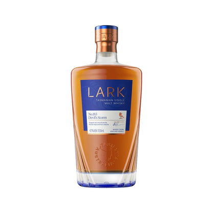 Australian Whisky - Lark Devil's Storm No.183 Tasmanian Single Malt Whisky 700ml (ABV 42%)