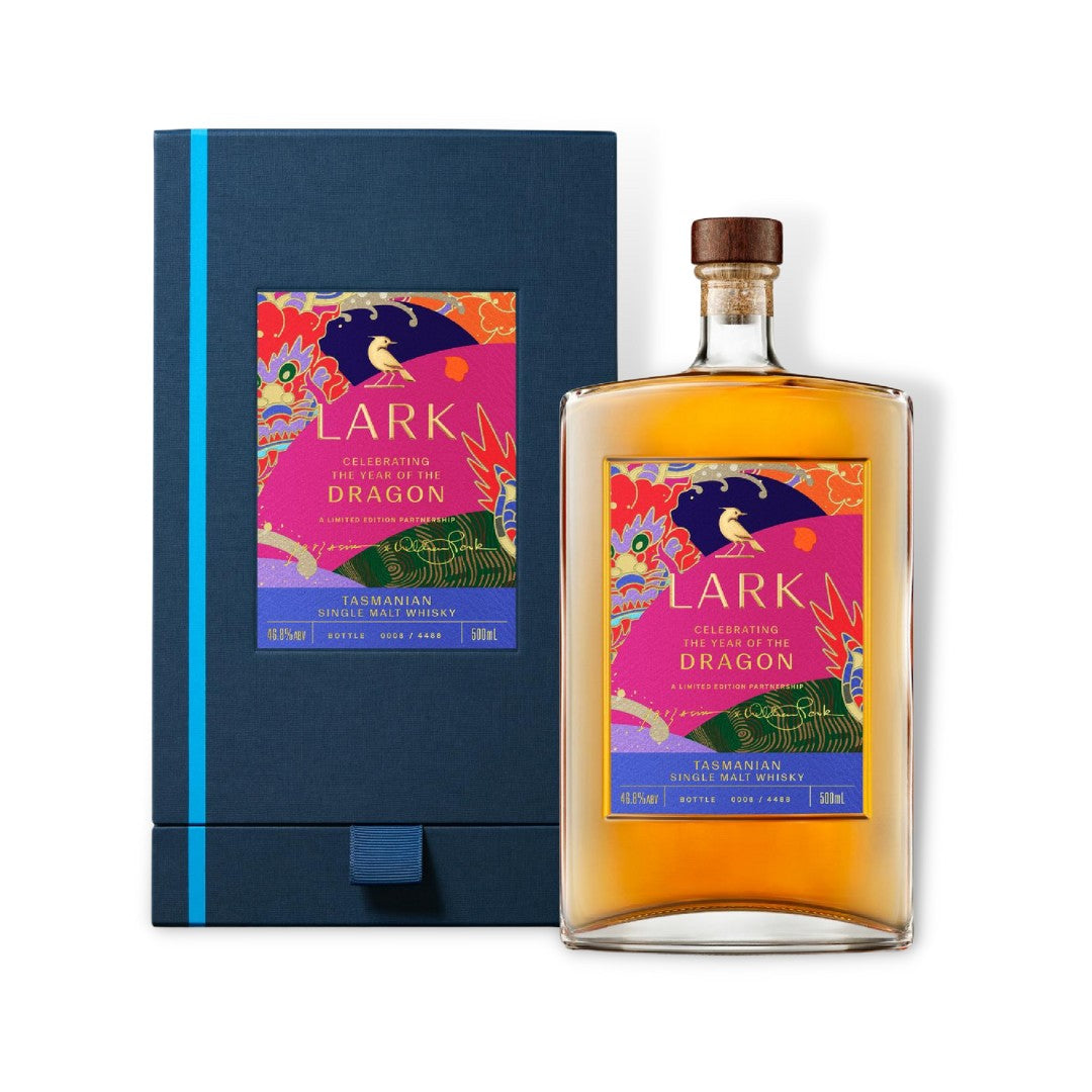 Australian Whisky - Lark Dragon (2024) Tasmanian Single Malt Whisky 500ml (ABV 46.8%)