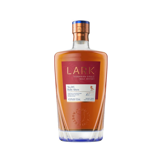 Australian Whisky - Lark Ruby Abyss No.285 Tasmanian Single Malt Whisky 700ml (ABV 43%)