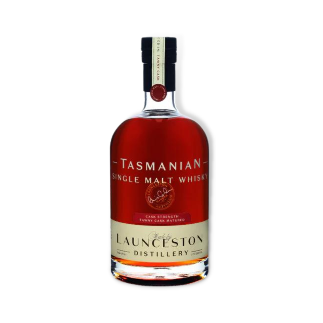 Australian Whisky - Launceston Distillery Tawny Cask Matured Cask Strength Single Malt Whisky 500ml (ABV 61%)