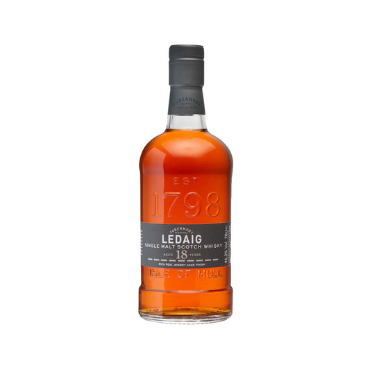 Scotch Whisky - Ledaig 18 YO Single Malt Scotch Whisky 700ml (ABV 46%)