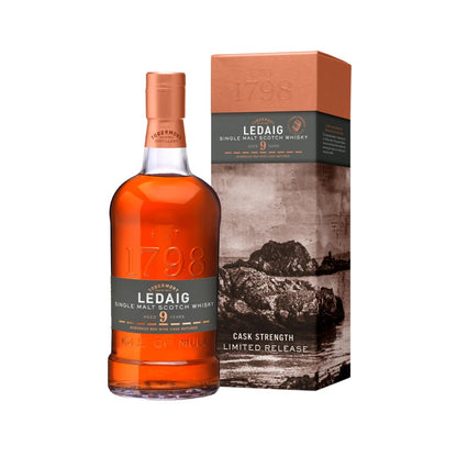 Scotch Whisky - Ledaig 2012 Bordeaux Cask Finish 9YO Single Malt Scotch Whisky 700ml (ABV 56%)