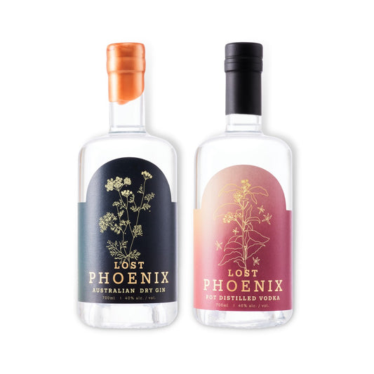 Australian Vodka -Lost Phoenix Pot Distilled Vodka 700ml (ABV 40%)