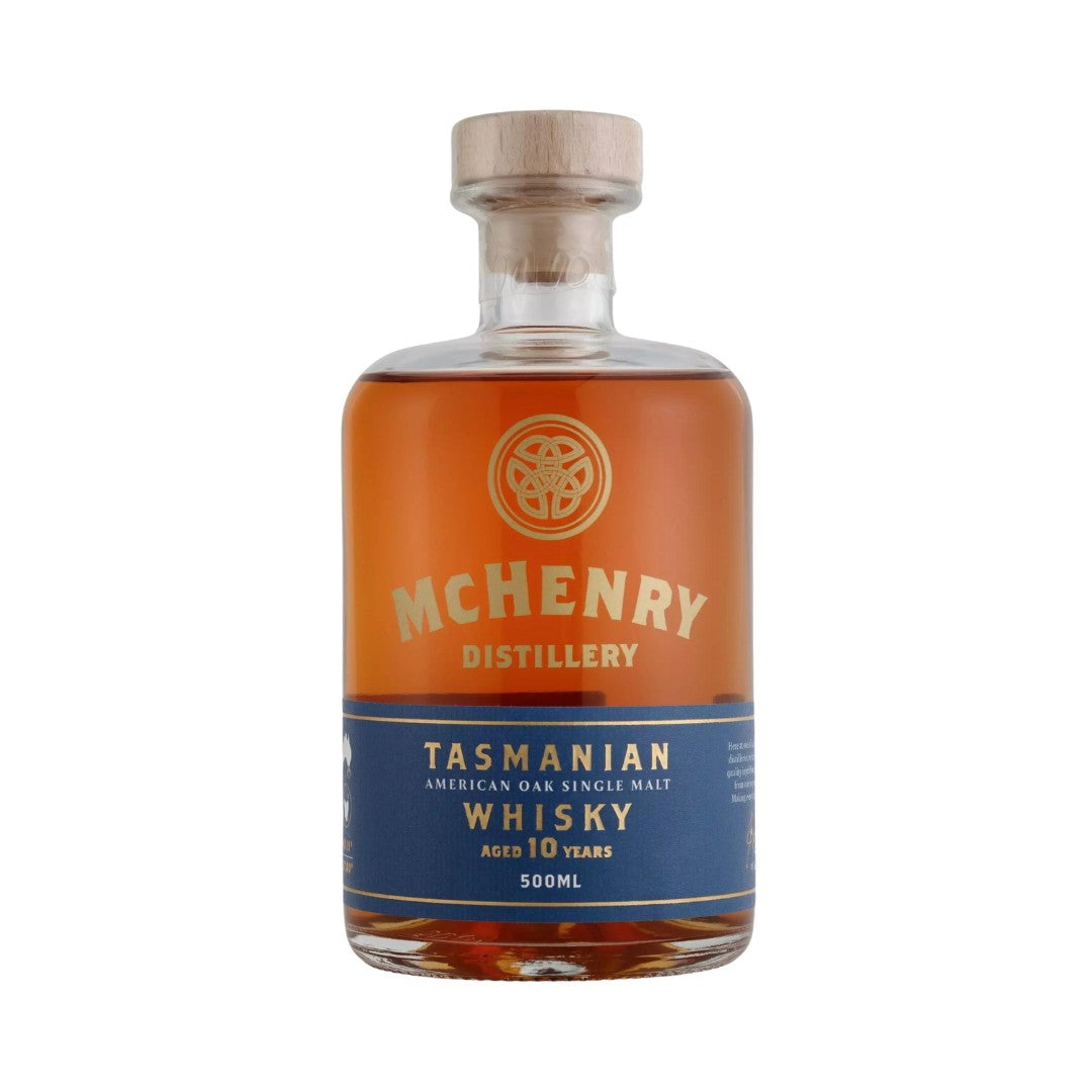 Australian Whisky - McHenry 10YO American Oak Single Malt Whisky 500ml (ABV46%)