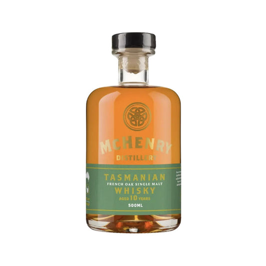 Australian Whisky - McHenry 10YO French Oak Single Malt Whisky 200ml / 500ml (ABV46%)