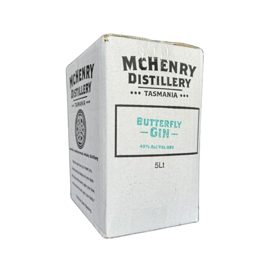 Australian Gin - McHenry Butterfly Gin 700ml / 5ltr (ABV 40%)