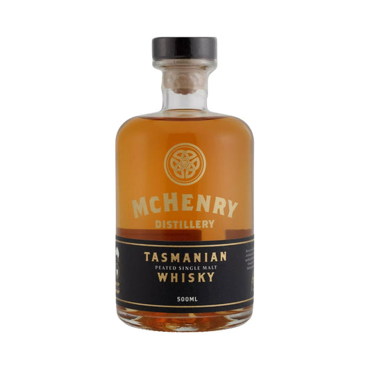 Australian Whisky - McHenry Peated Single Malt Whisky 500ml (ABV46%)