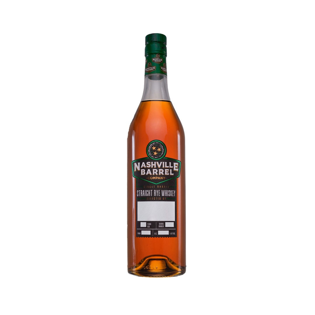 American Whiskey - Nashville Barrel Co. Straight Rye Whiskey 750ml (ABV 59%)