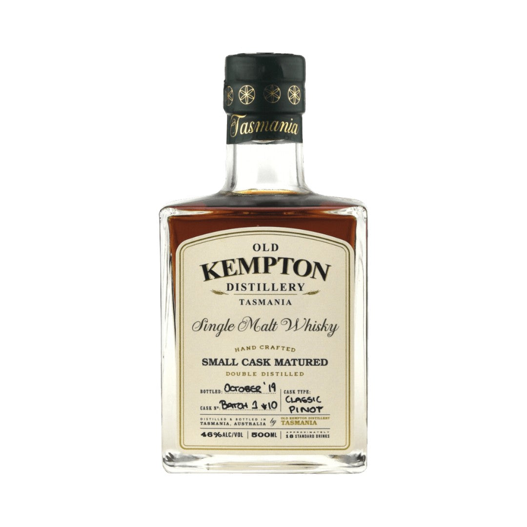 Australian Whisky - Old Kempton Distillery Classic Pinot Single Malt Whisky 500ml (ABV 46%)