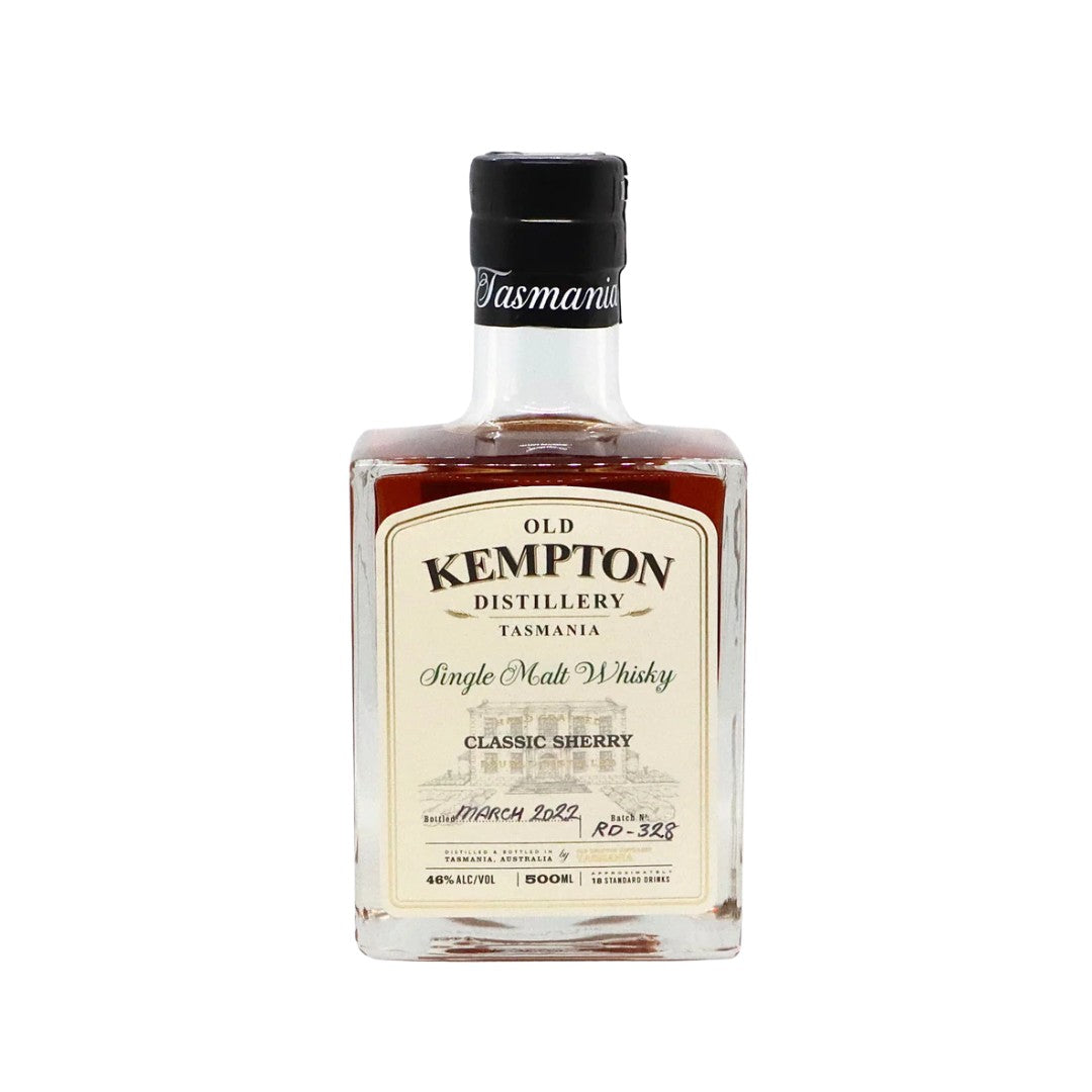 Australian Whisky - Old Kempton Distillery Classic Sherry Single Malt Whisky 500ml (ABV 46%)