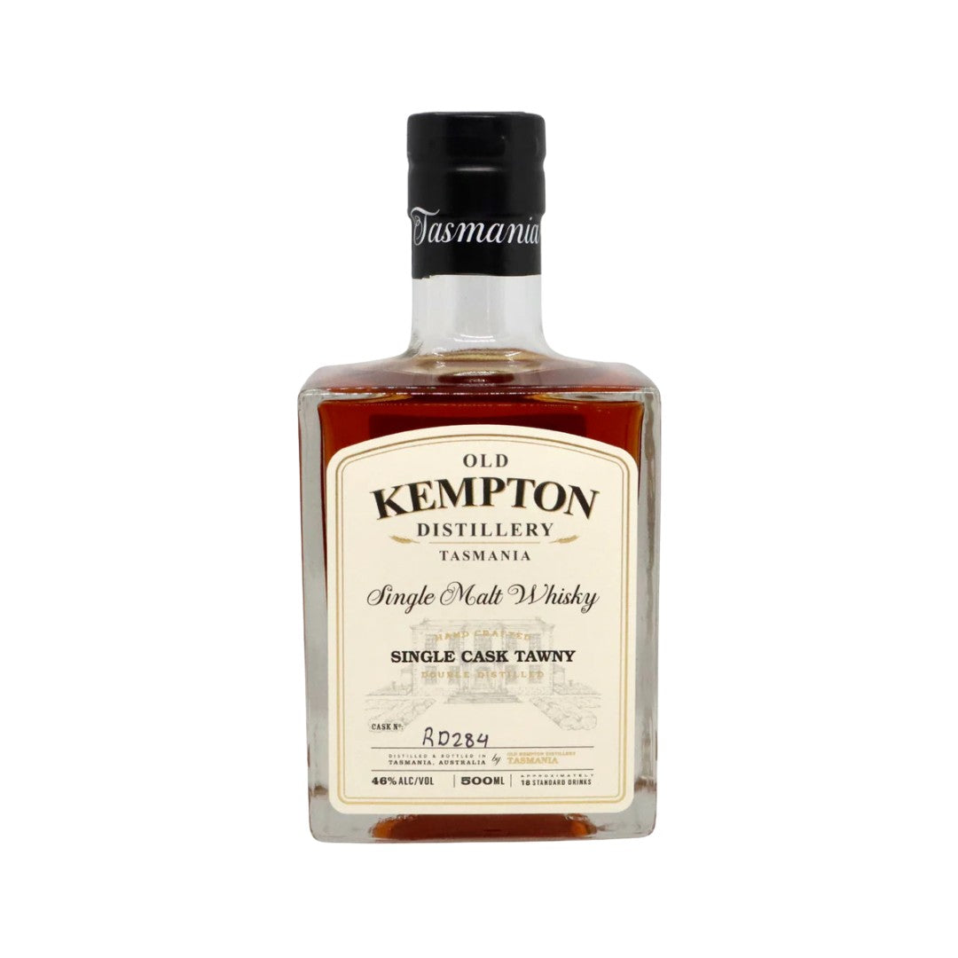 Australian Whisky - Old Kempton Distillery Single Cask Tawny Single Malt Whisky 500ml (ABV 46%)
