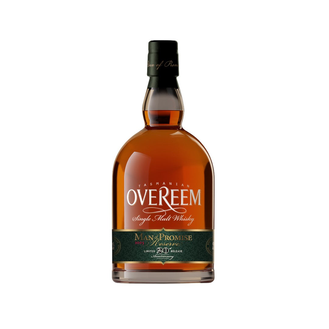 Australian Whisky - Overeem Man of Promise Reserve 2025 Tasmanian Single Malt Whisky 700ml (ABV 46%)