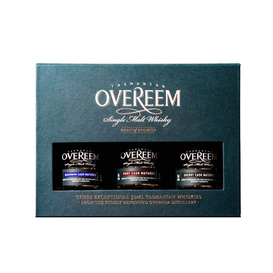 Australian Whisky - Overeem Tasmanian Single Malt Whisky 3x50ml Trio Gift Pack