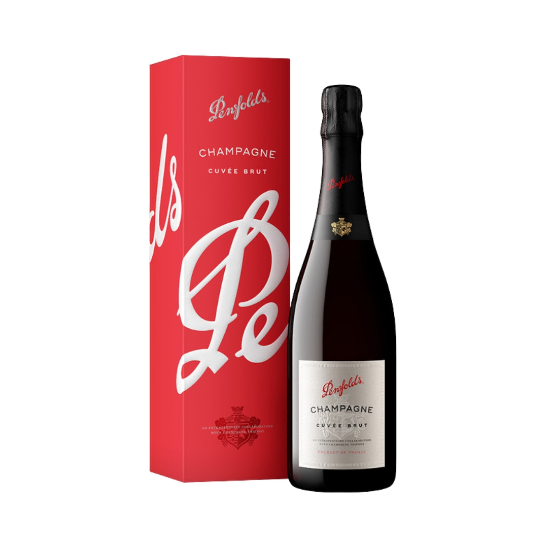 Champagne - Penfolds Champagne Brut Cuvee Nv Gift Box 750ml (ABV 12%)