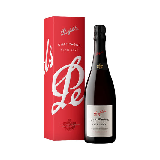 Champagne - Penfolds Champagne Brut Cuvee Nv Gift Box 750ml (ABV 12%)