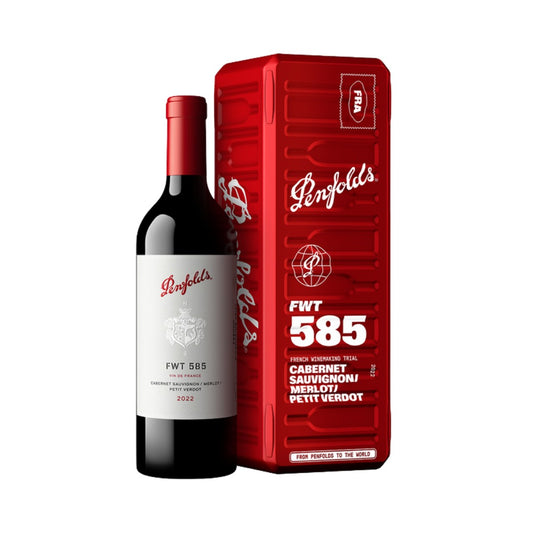 Red Wine - Penfolds FWT 585 Cabernet Sauvignon Merlot Petit Verdot 2022 Giftbox 750ml (ABV 14%)
