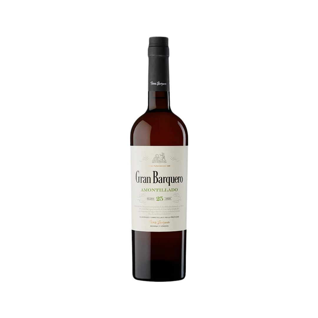 Fortified Wine - Perez Barquero Gran Barquero Amontillado 25YO 750ml (ABV 19%)