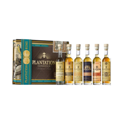 Dark Rum - Plantation Rum Experience 6 x 100ml Gift Box (ABV 40%)