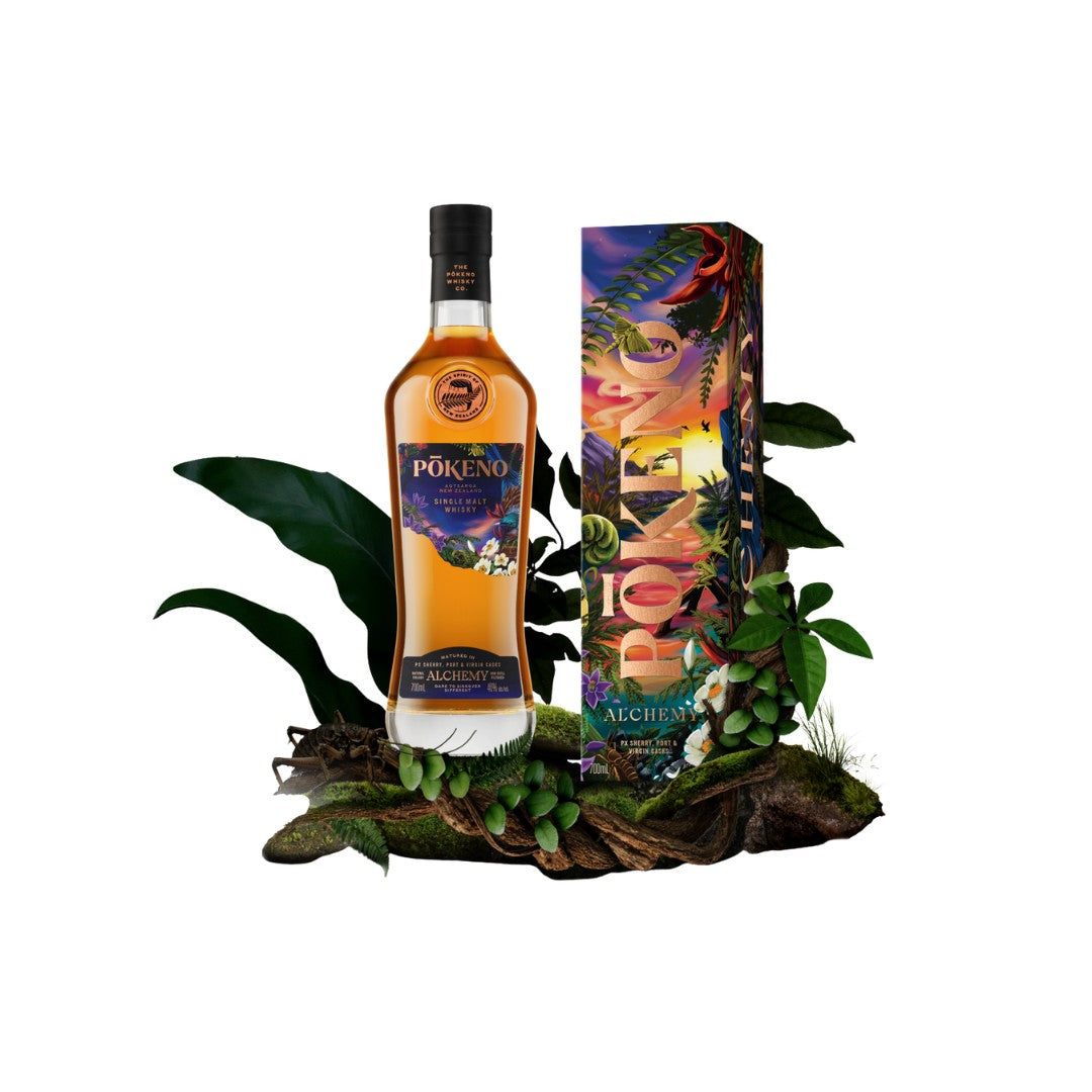 New Zealand Whisky - Pokeno Alchemy Single Malt Whisky 700ml (ABV 46%)