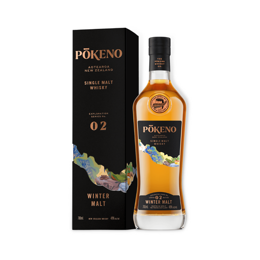 New Zealand Whisky - Pokeno Winter Malt (Exploration Series No.2) Single Malt Whisky 700ml (ABV 48%)