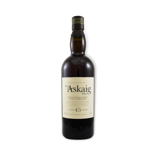 Scotch Whisky - Port Askaig 45 Year Old Islay Single Malt Scotch Whisky 700ml (ABV 40.8%)