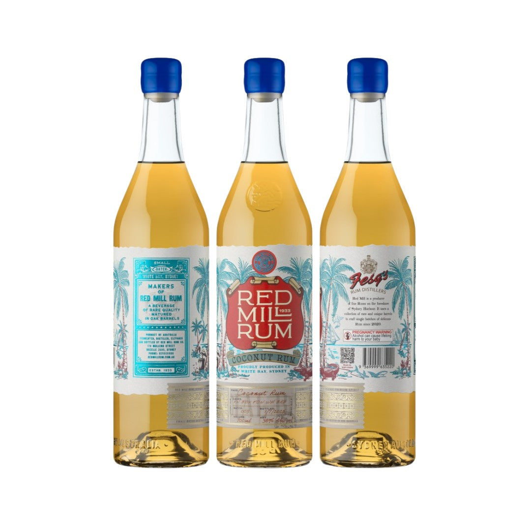 White Rum - Red Mill Rum Coconut Rum 700ml (ABV 38%)