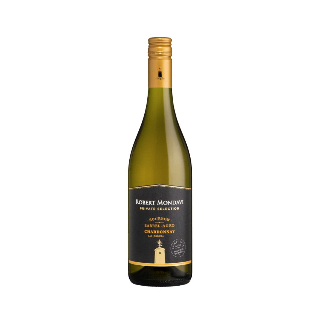White Wine - Robert Mondavi Private Selection Bourbon Barrel Aged Chardonnay 750ml (ABV 14%)