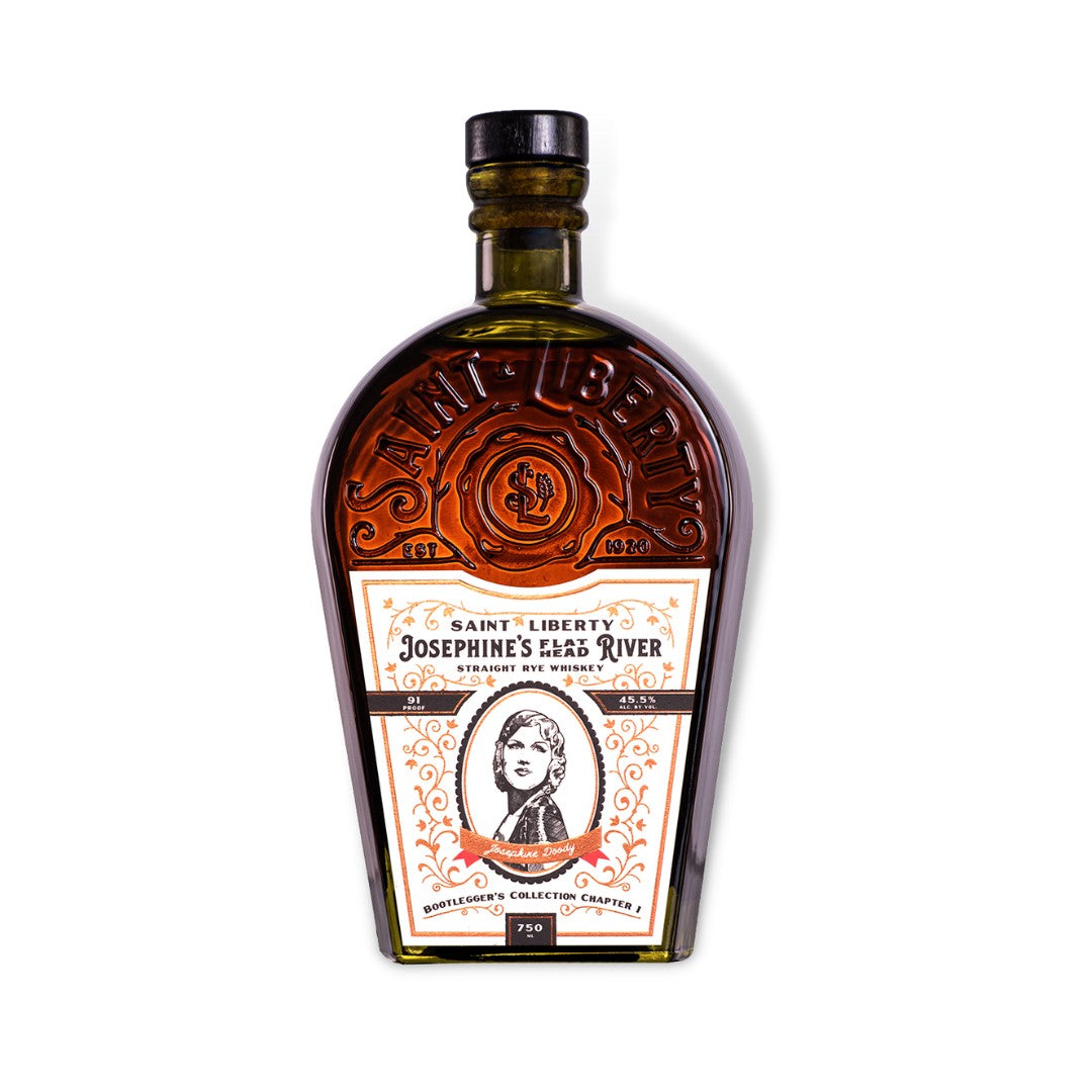 American Whiskey - Saint Liberty Josephine's Flat Head River Straight Rye Whiskey 750ml (ABV 45%)