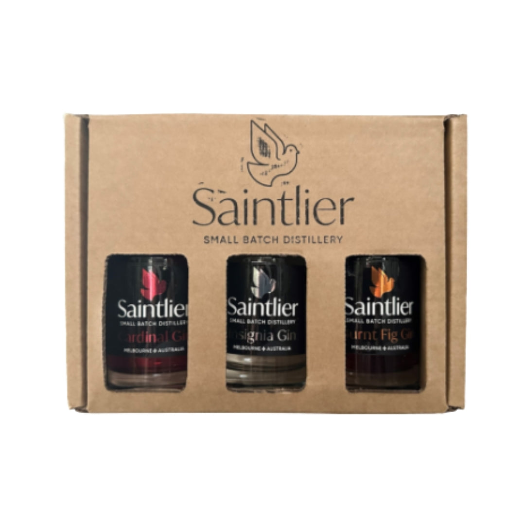 Australian Gin - Saintlier Summer Gin Gift Pack 3 X 200ml (ABV 45%)