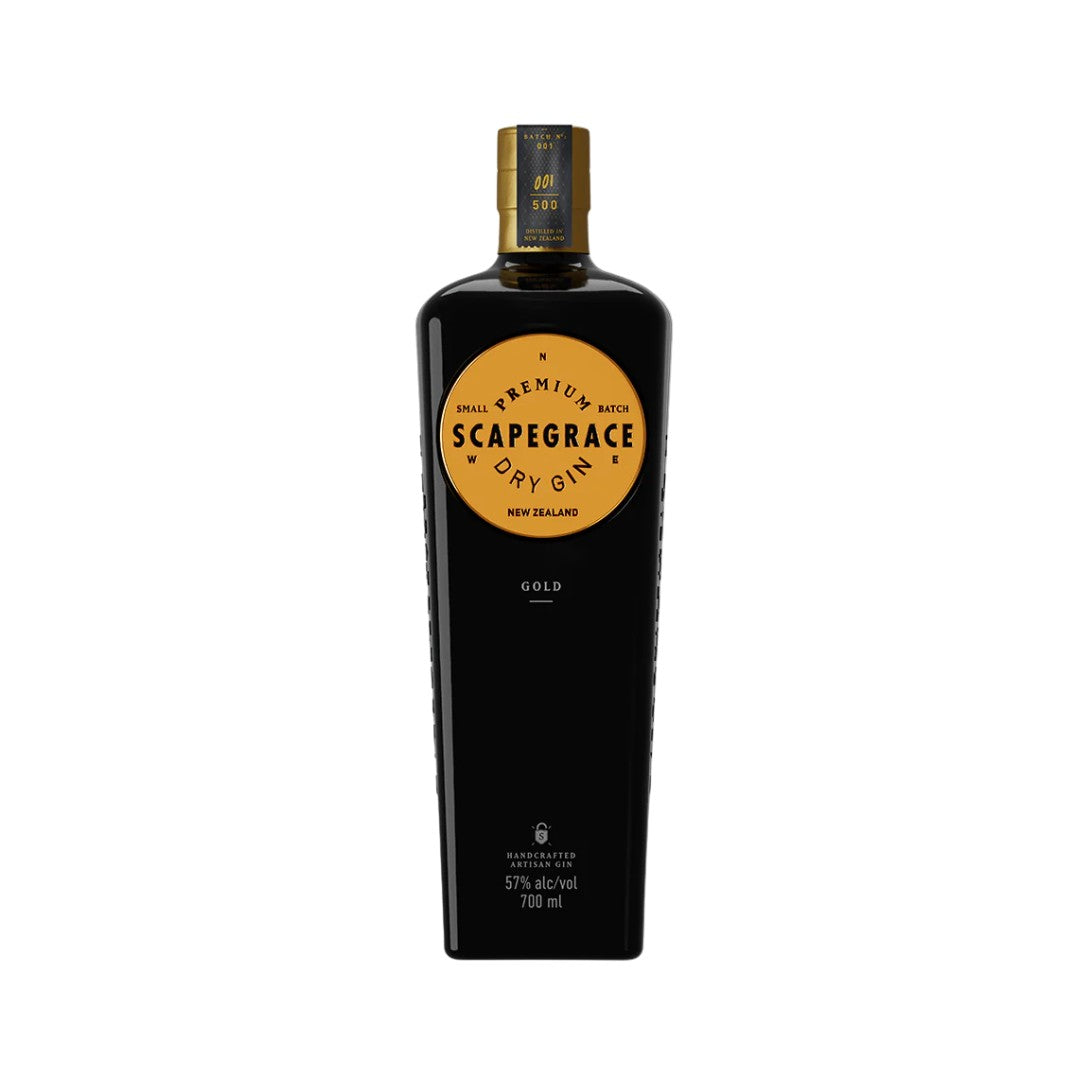New Zealand Gin - Scapegrace Gold Gin 700ml (ABV 57%)