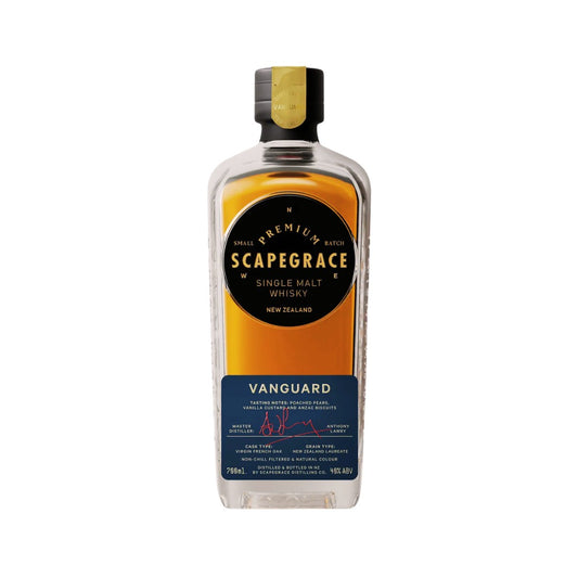 New Zealand Whisky - Scapegrace Vanguard Single Malt Whisky 700ml (ABV 40%)