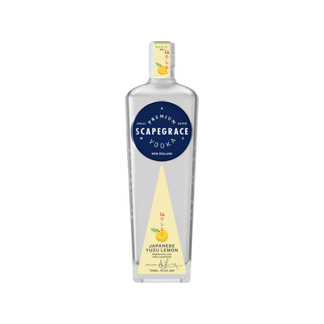 New Zealand Whisky -Scapegrace Yuzu Vodka 700ml (ABV 40%)