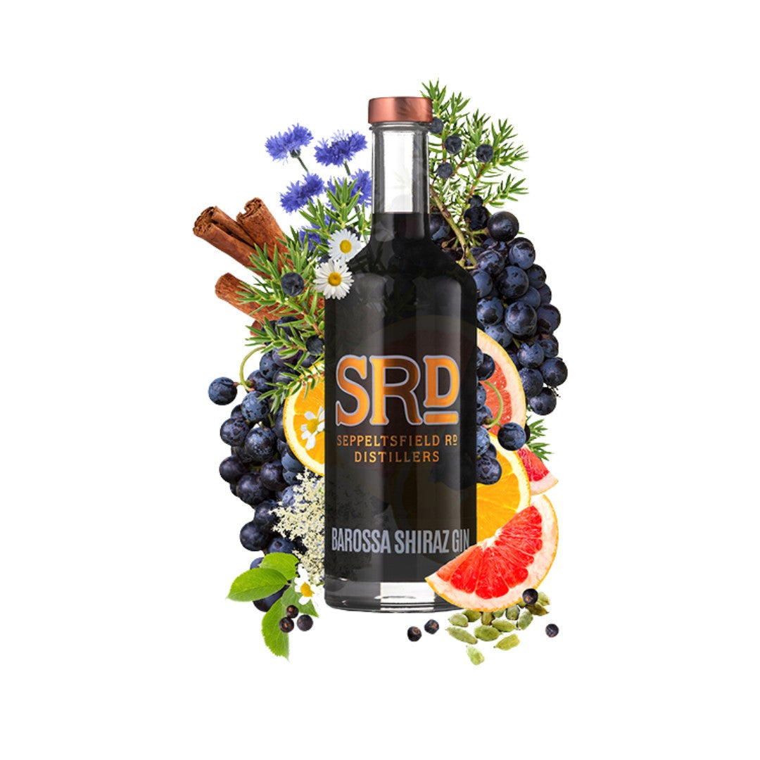Australian Gin - Seppeltsfield Road Distillers Barossa Shiraz Gin 500ml (ABV 38%)