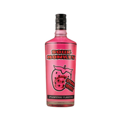 Liqueur - Sour Monkey Strawberry 750ml (ABV 10%)