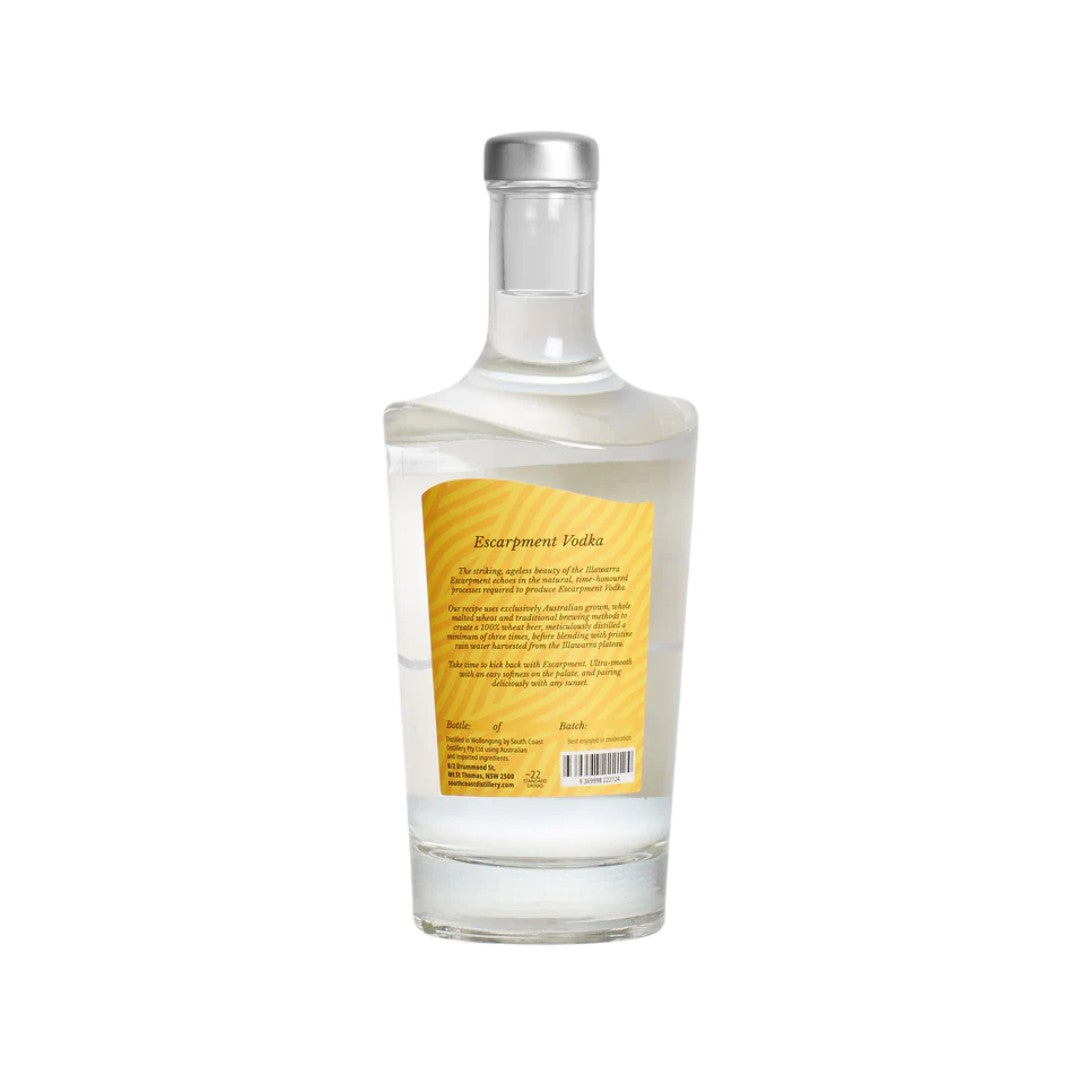 Australian Vodka -South Coast Escarpment Vodka 700ml (ABV 40%)