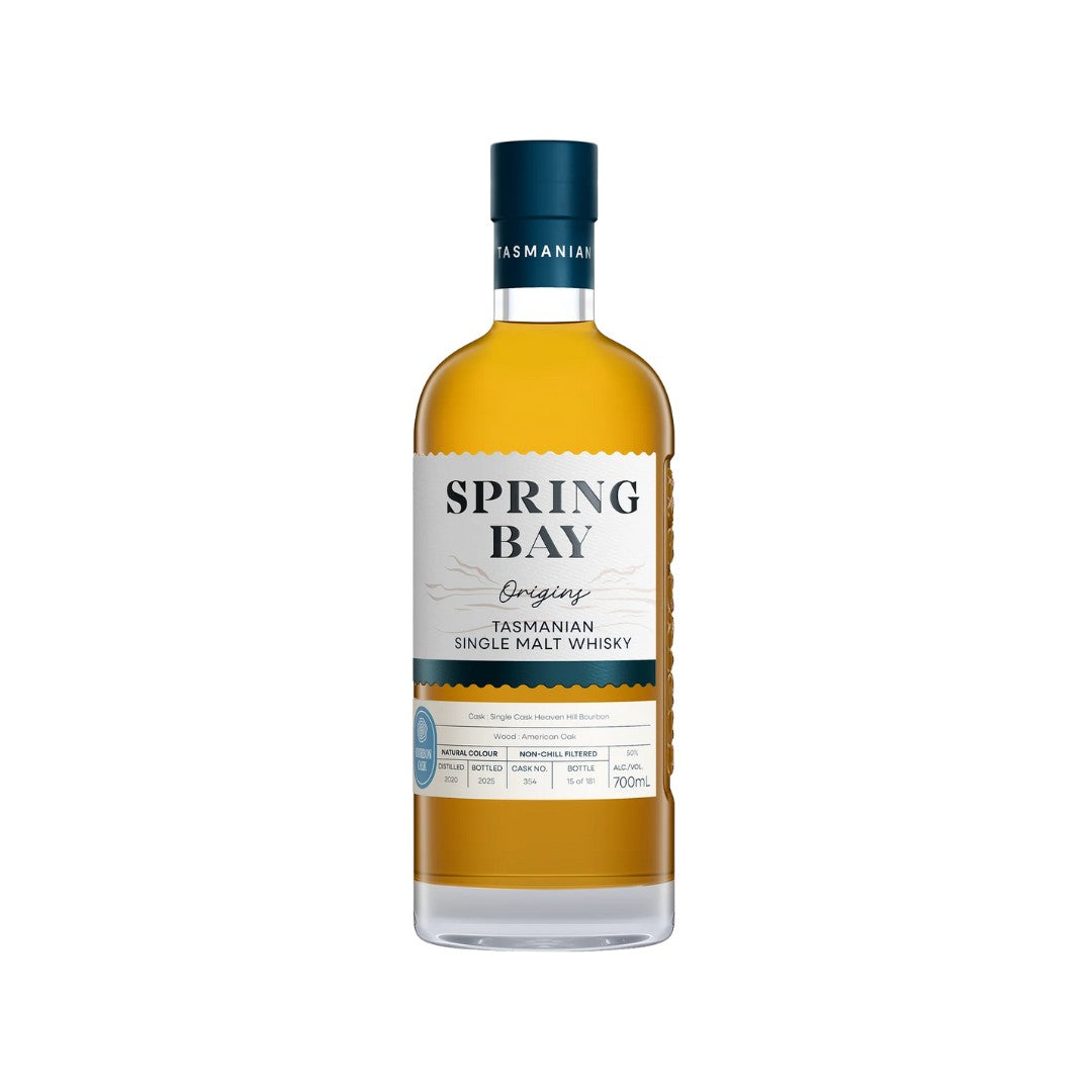 Australian Whisky - Spring Bay Bourbon Cask No.354 Single Malt Whisky 700ml (ABV 50%)